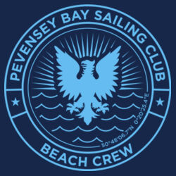 PBSC Beach/Surf T-shirt - Blue Design