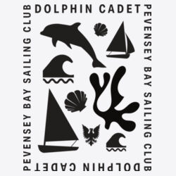 Dolphin Large Print T-shirt Design