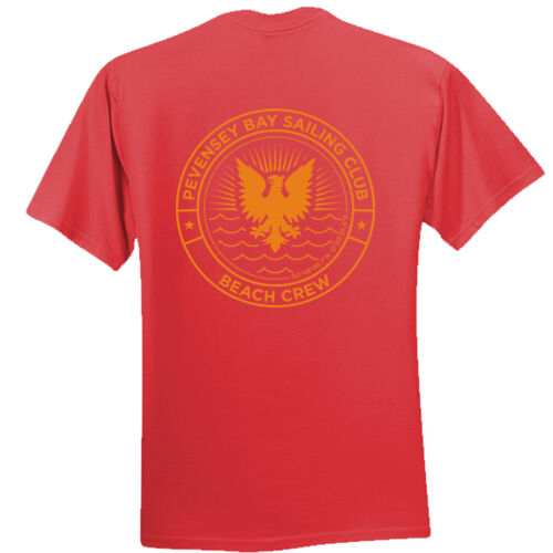 PBSC Beach/Surf T-shirt - Red Thumbnail